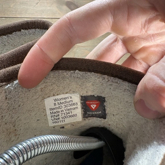 ll bean womens size 8 shoe brown leather waterproof ankle snow boots - Picture 8 of 9